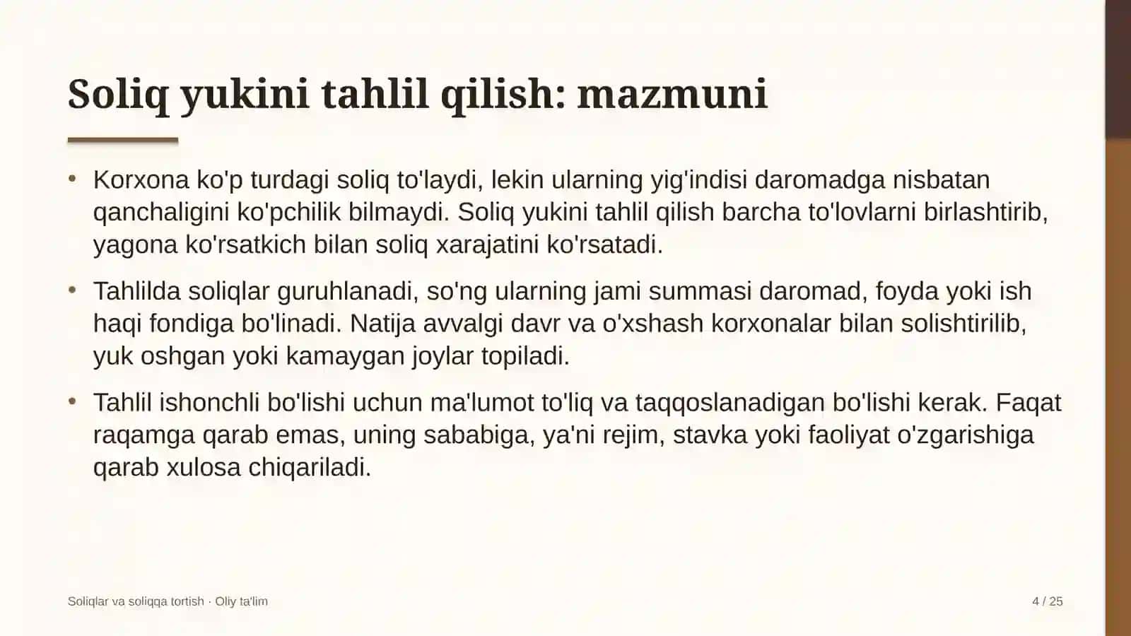sport tovarlari do'konlarida soliq yukini tahlil qilish 3010 4