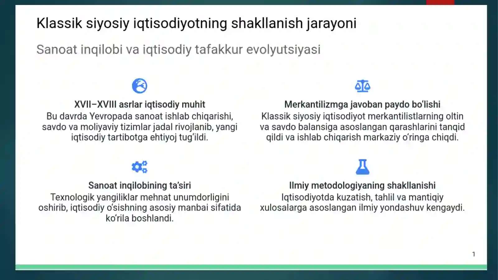 KLАSSIK SIYOSIY IQTISODIYOT VАKILLАRINING TА’LIMOTLАRI 4
