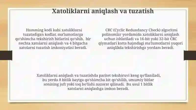 Kompyuterda kiritish-chiqarish tizimlarining tashkil etilishi 4