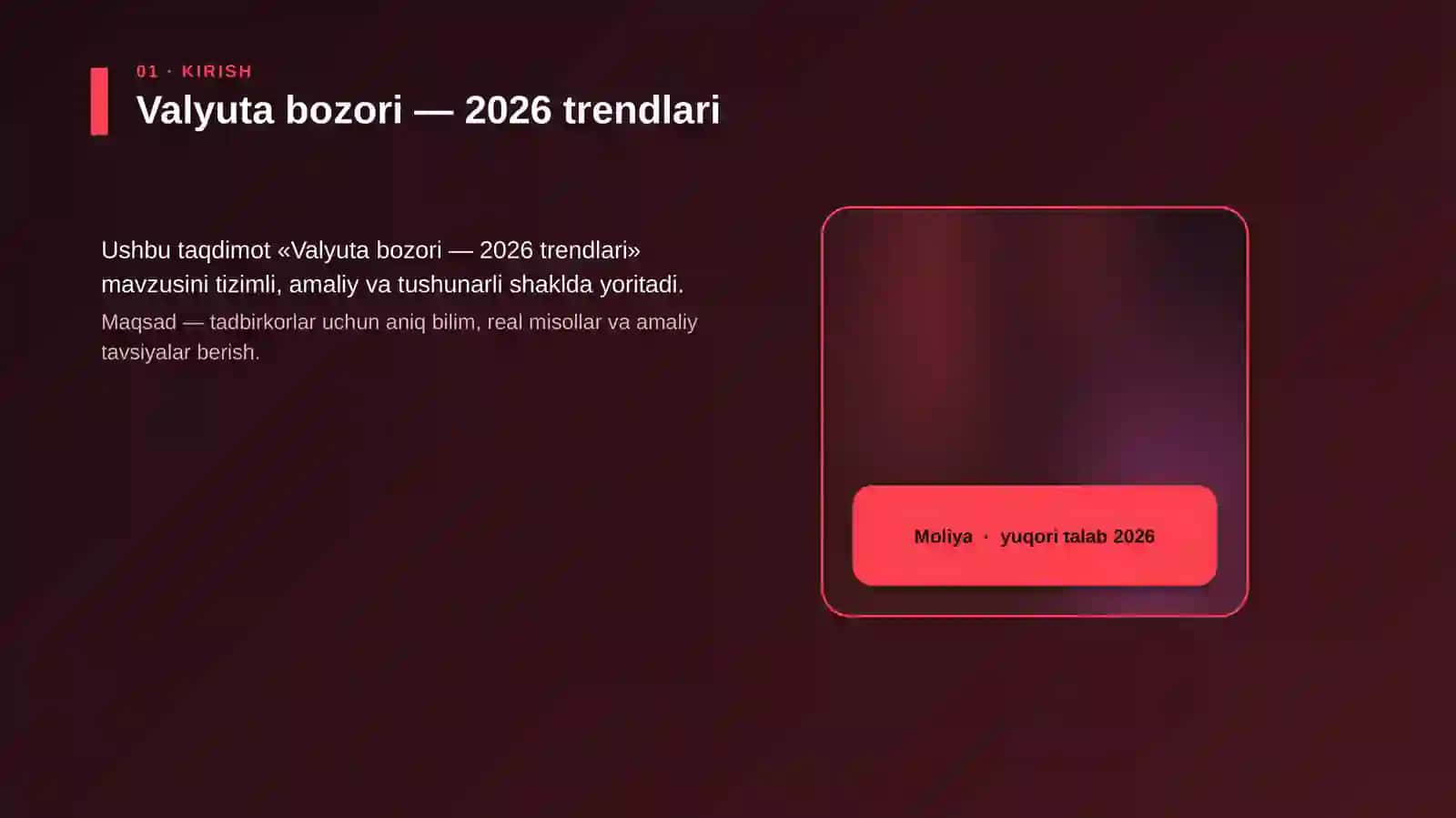 Valyuta bozori — 2026 trendlari 4