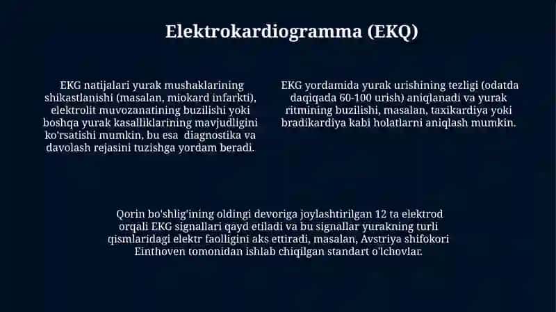 Yurak qon-tomir tizimi fiziologiyasi yurakning asosiy funktsiyalari 4