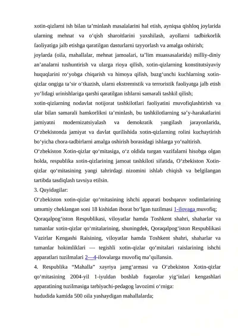 Xotin-qizlar qoʻmitasi faoliyati 4