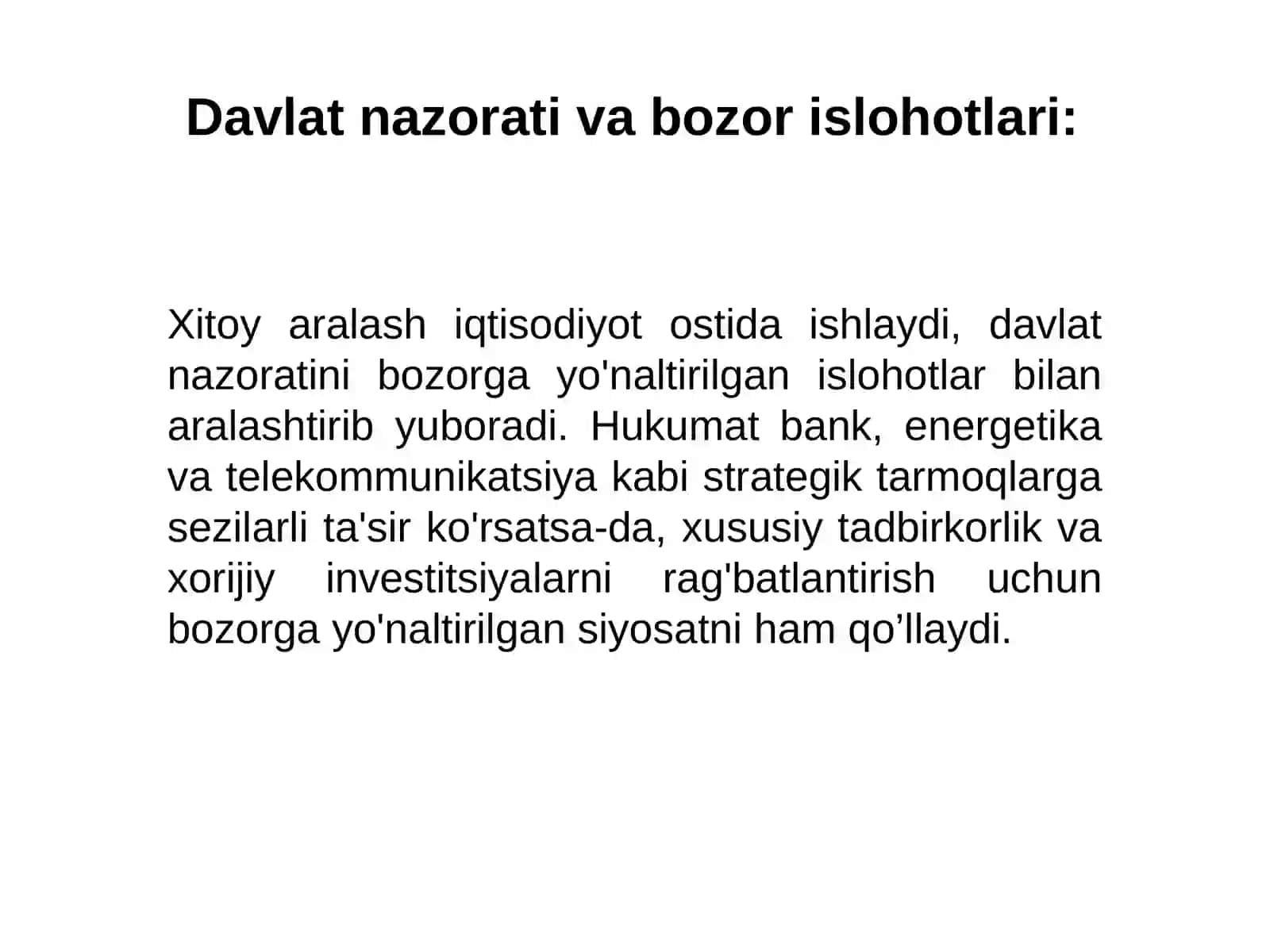 Xitoy Xalq Respublikasi Moliya va Soliq tizimi 4