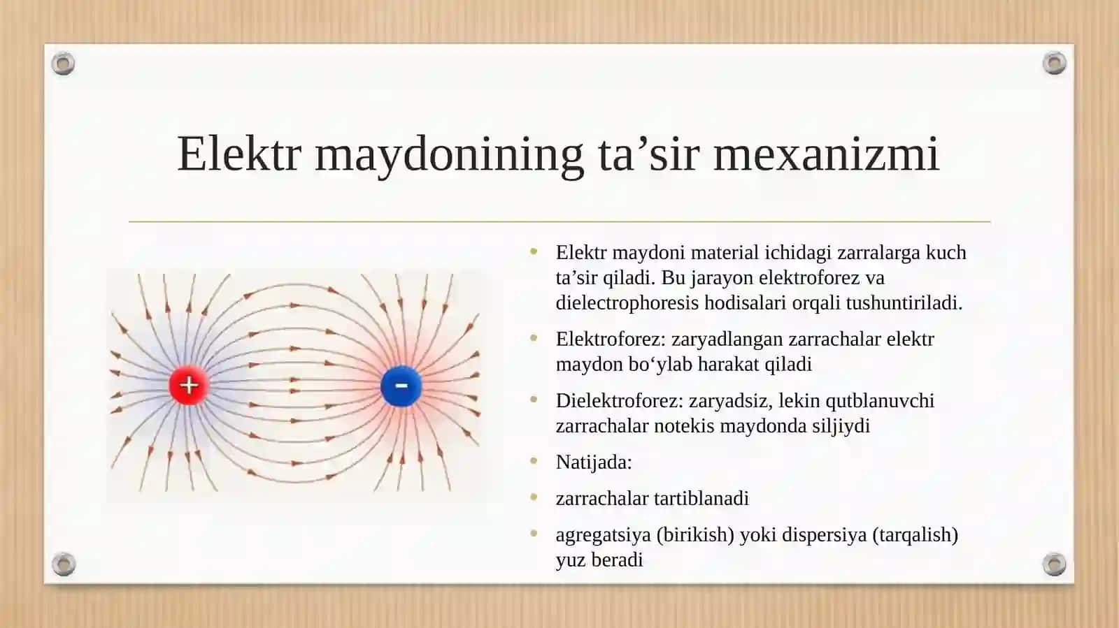 Elektr maydonida donadorlik va struktura boshqaruvi 4