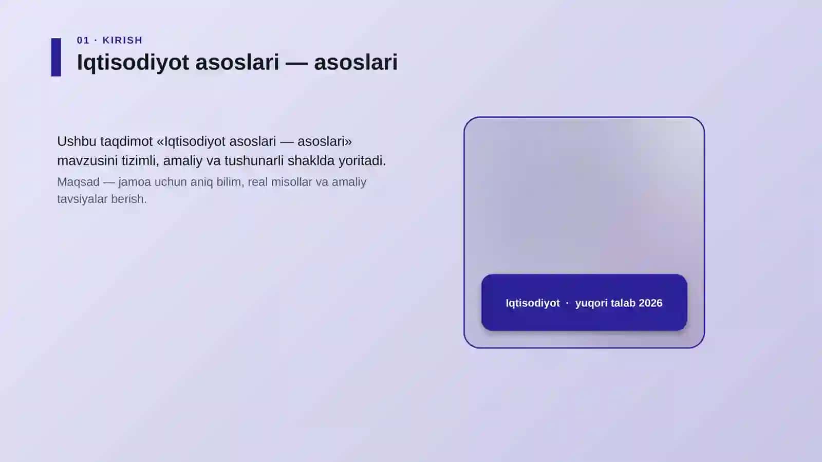Iqtisodiyot asoslari — asoslari 4