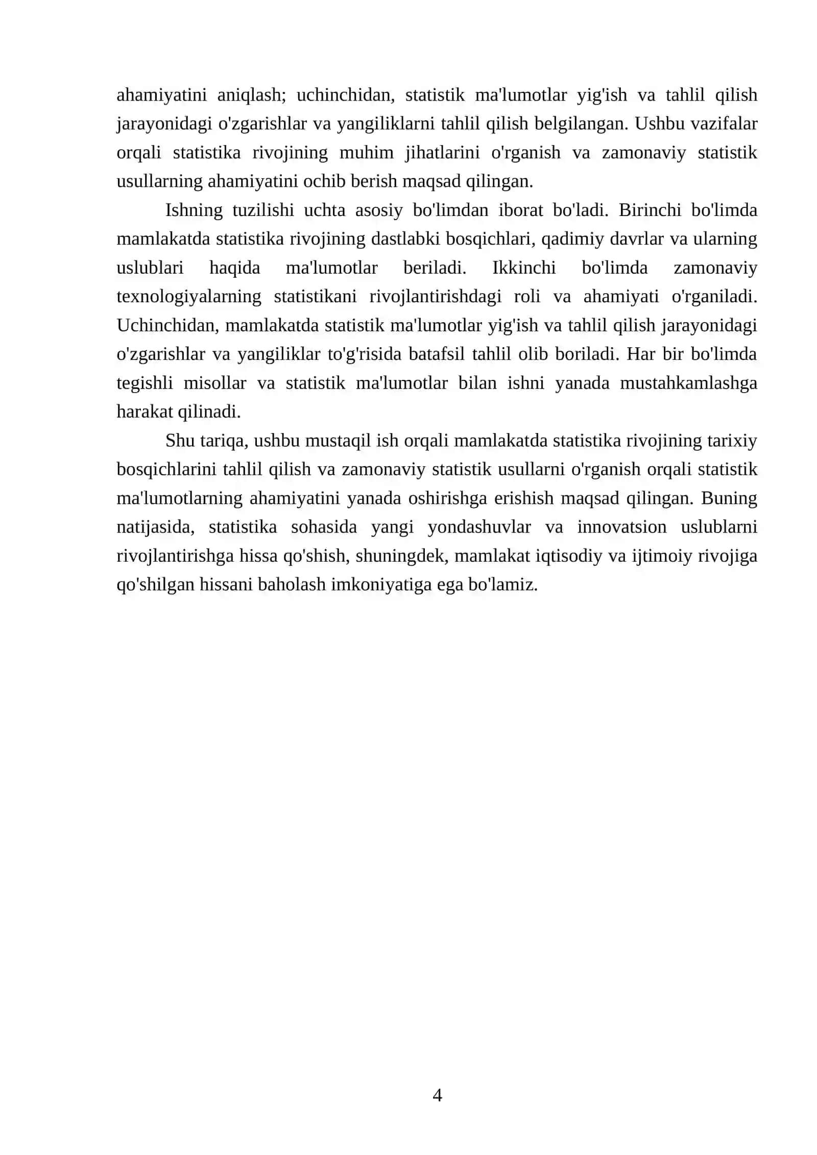 Mamlakatda statistika rivojining tarixiy bosqichlari 4