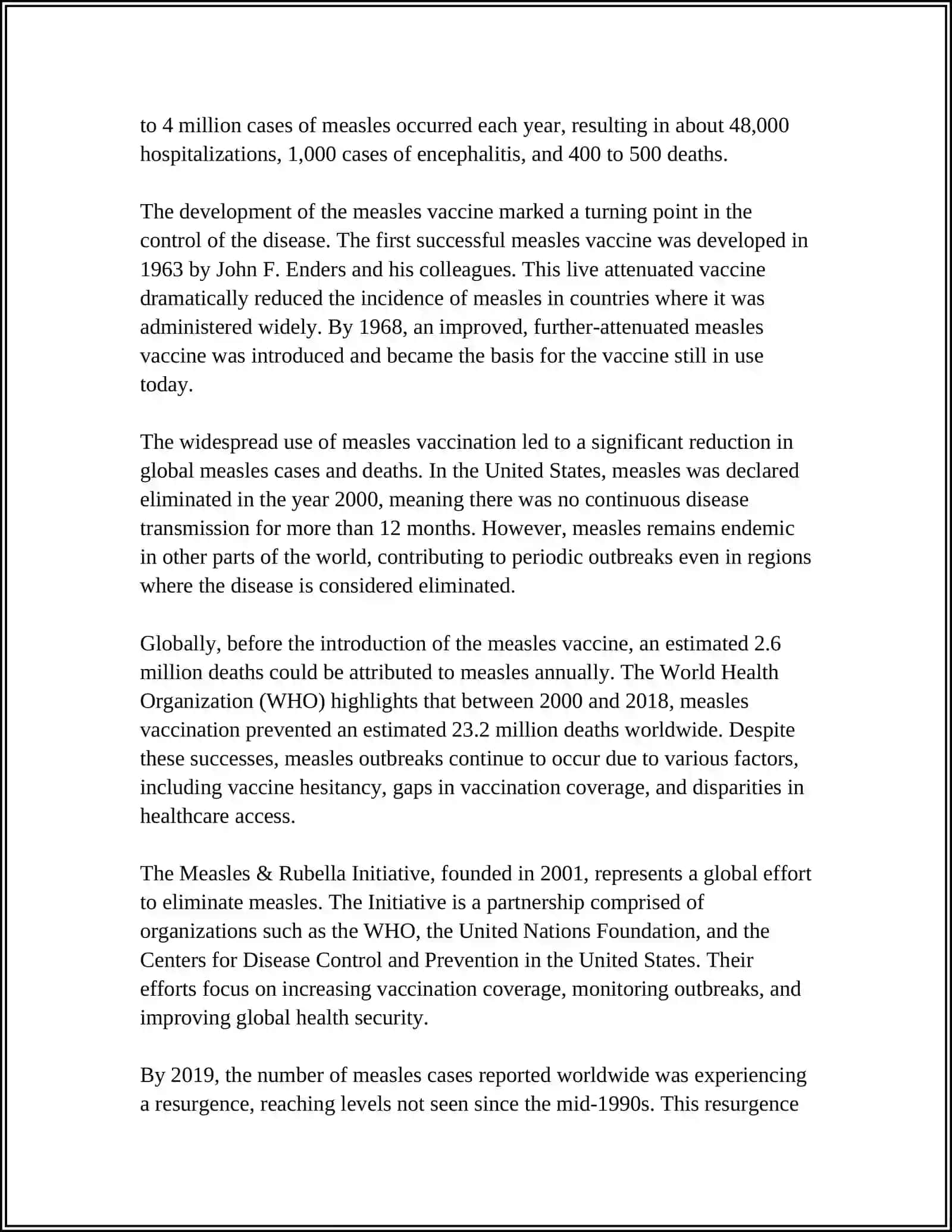 REFERAT Theme: MEASLES 4