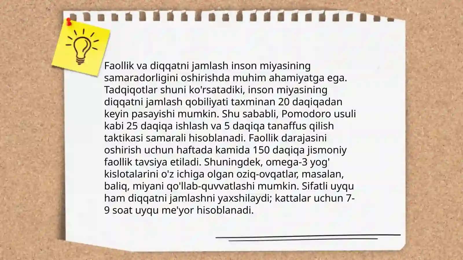 Vaziyatni hisobga olmagan nutq vositalarini tanlash 4