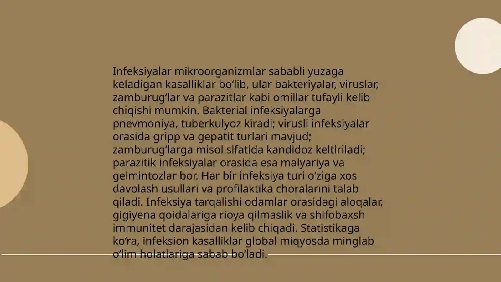 Umumiy infeksion jarayon haqida tushuncha 4