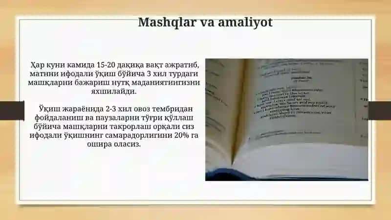 Ifodali o'qishda nafas, ovoz va talaffuzning o'rni 4