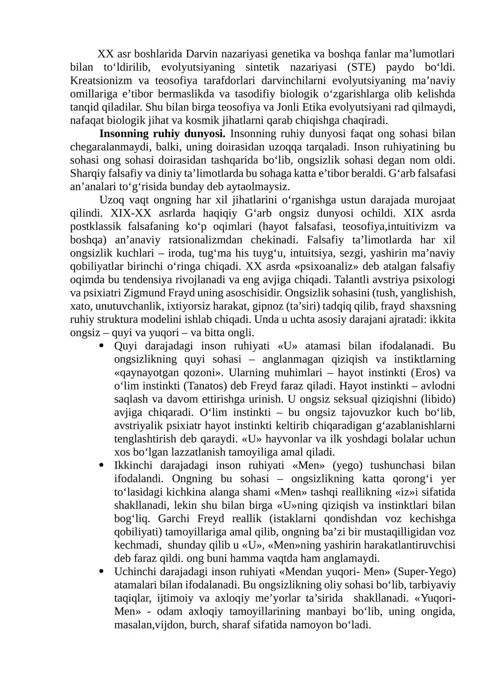 Inson falsafasi (Falsafiy antropologiya) 4