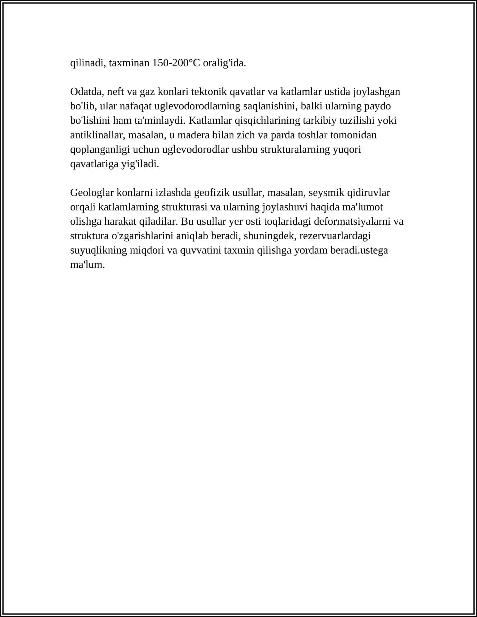 NAFT VA GAZ KONLARI JINSLARINING TAVSIFI VA ASOSIY XUSUSIYATLARI 4