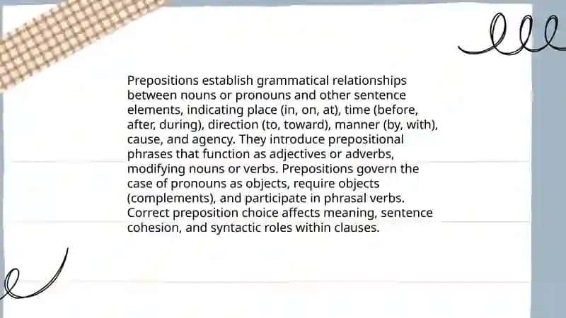 Prepositions 4
