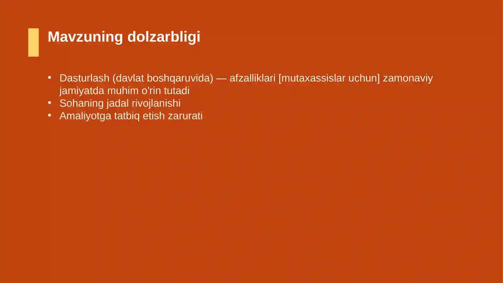 Dasturlash (davlat boshqaruvida) — afzalliklari [mutaxassislar uchun] 4