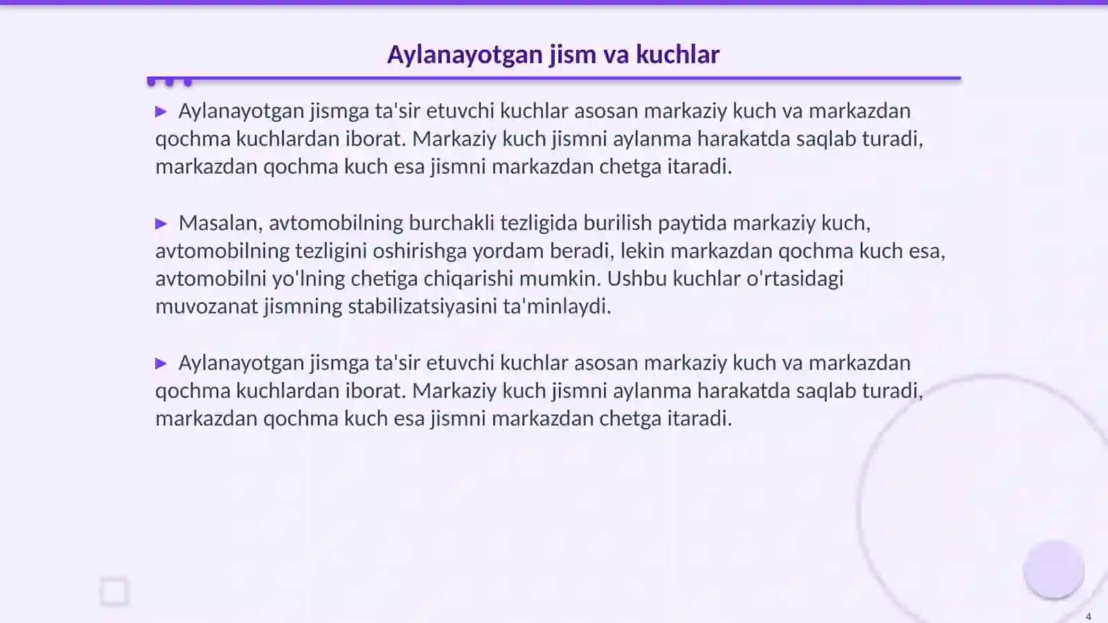 Aylanayotgan jismga ta’sir etuvchi markazdan qochma kuchni oʻlchash qurilmasi 4