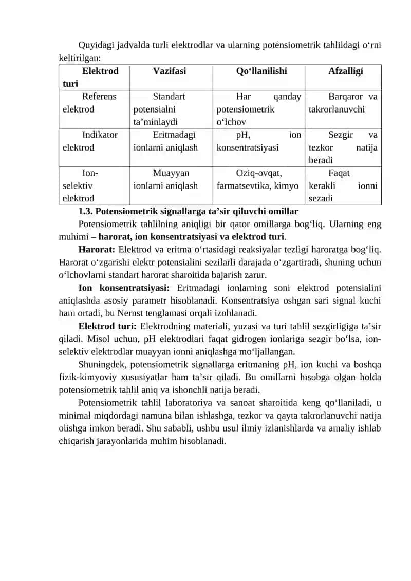 Potensiometrik tahlil 4