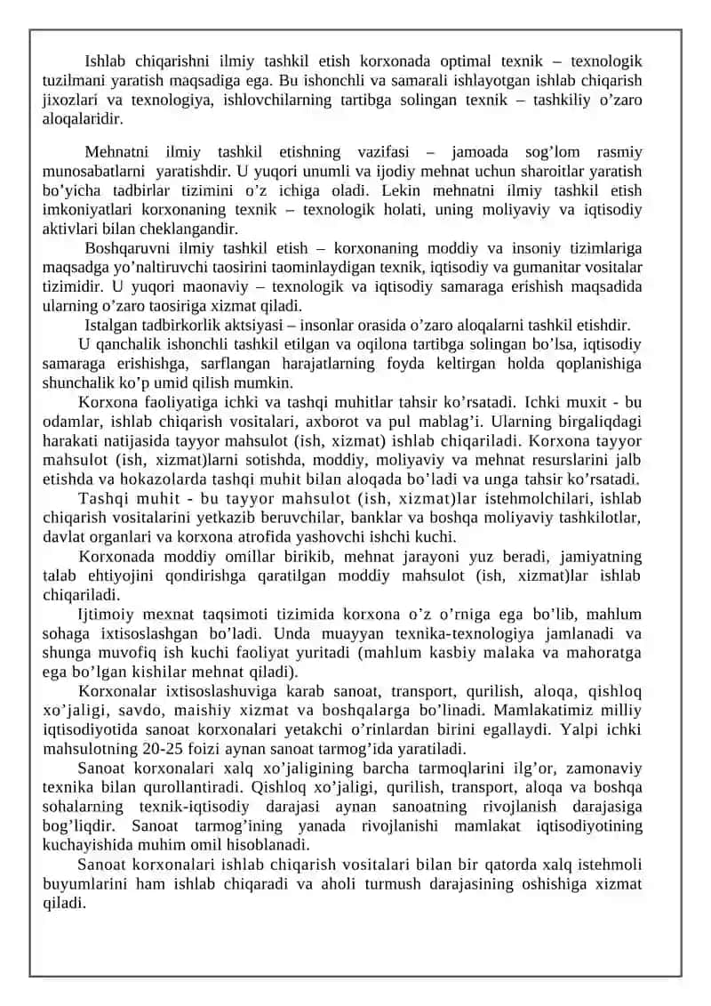 Korxona-Milliy Iqtisodiyotni Asosiy Bo’g’ini Sifatida 4