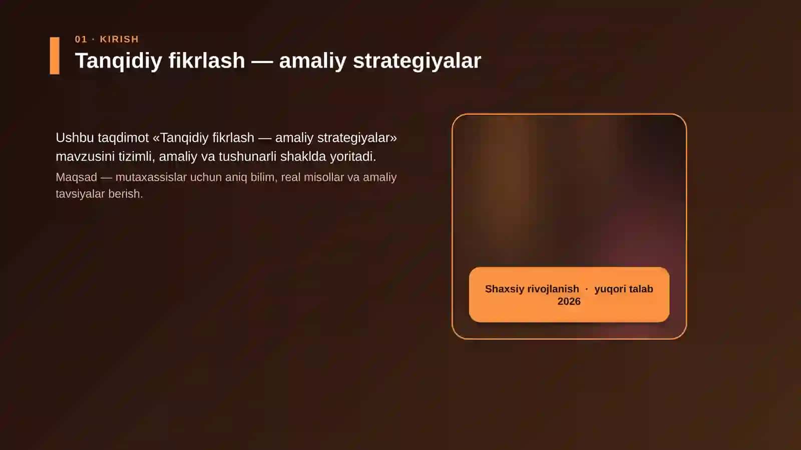 Tanqidiy fikrlash — amaliy strategiyalar 4