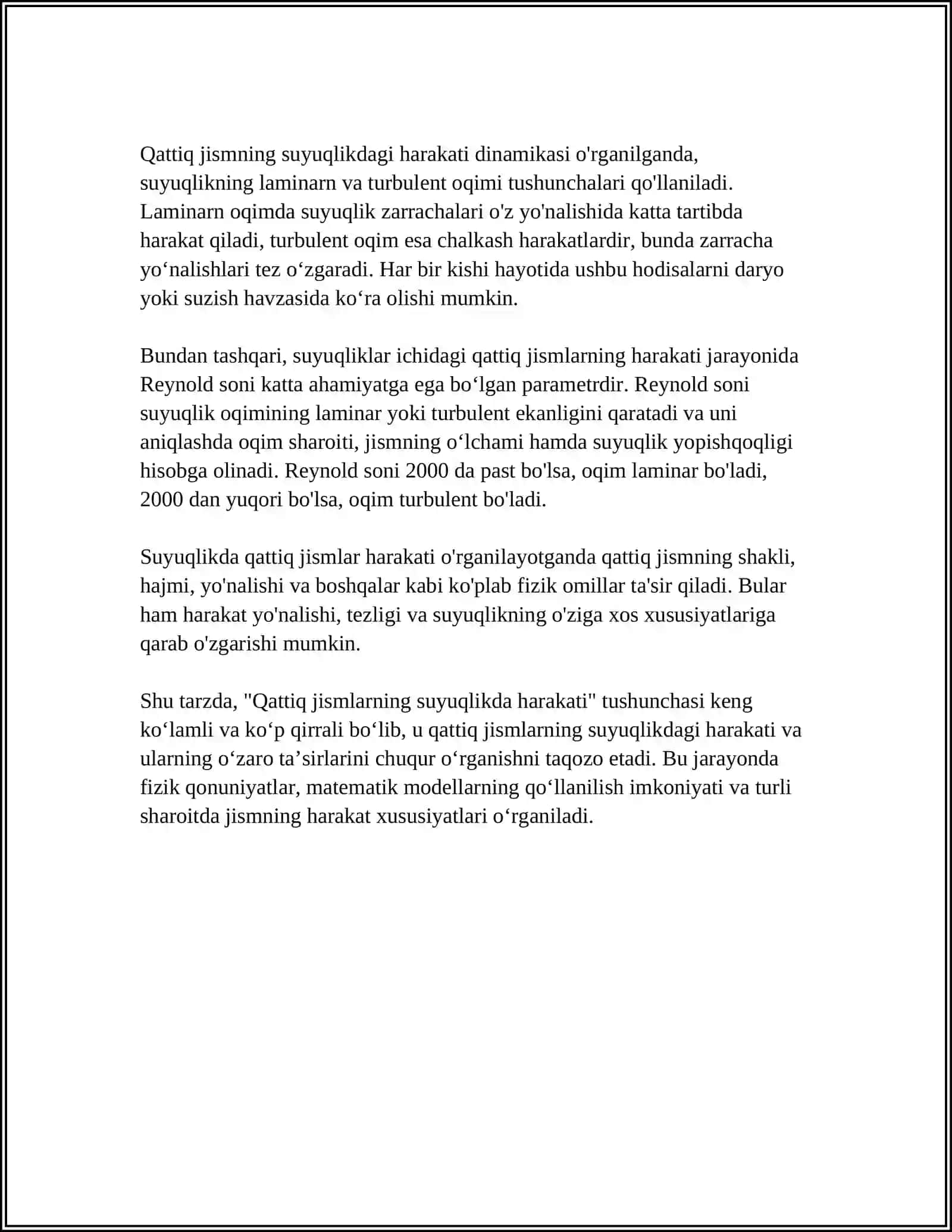QATTIQ JISIMLARNING SUYUQLIKDA HARAKATI 4