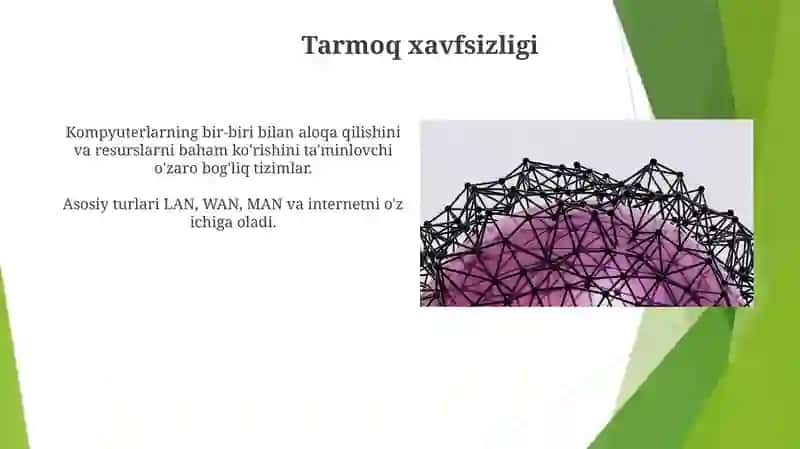 Kompyuter tarmoqlari, uning asosiy tushunchalari va turlari 4