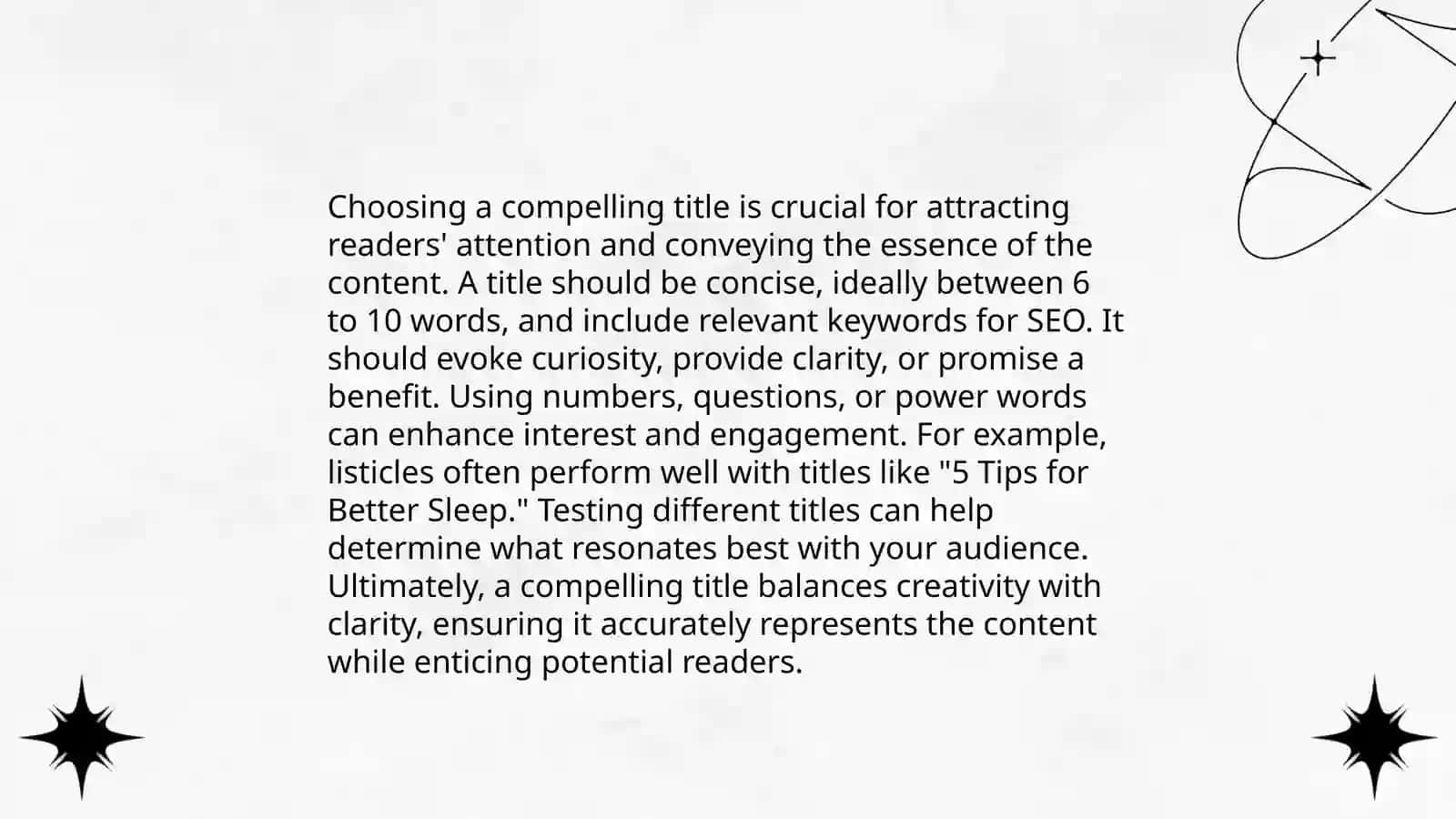 The stage of writing an article 4