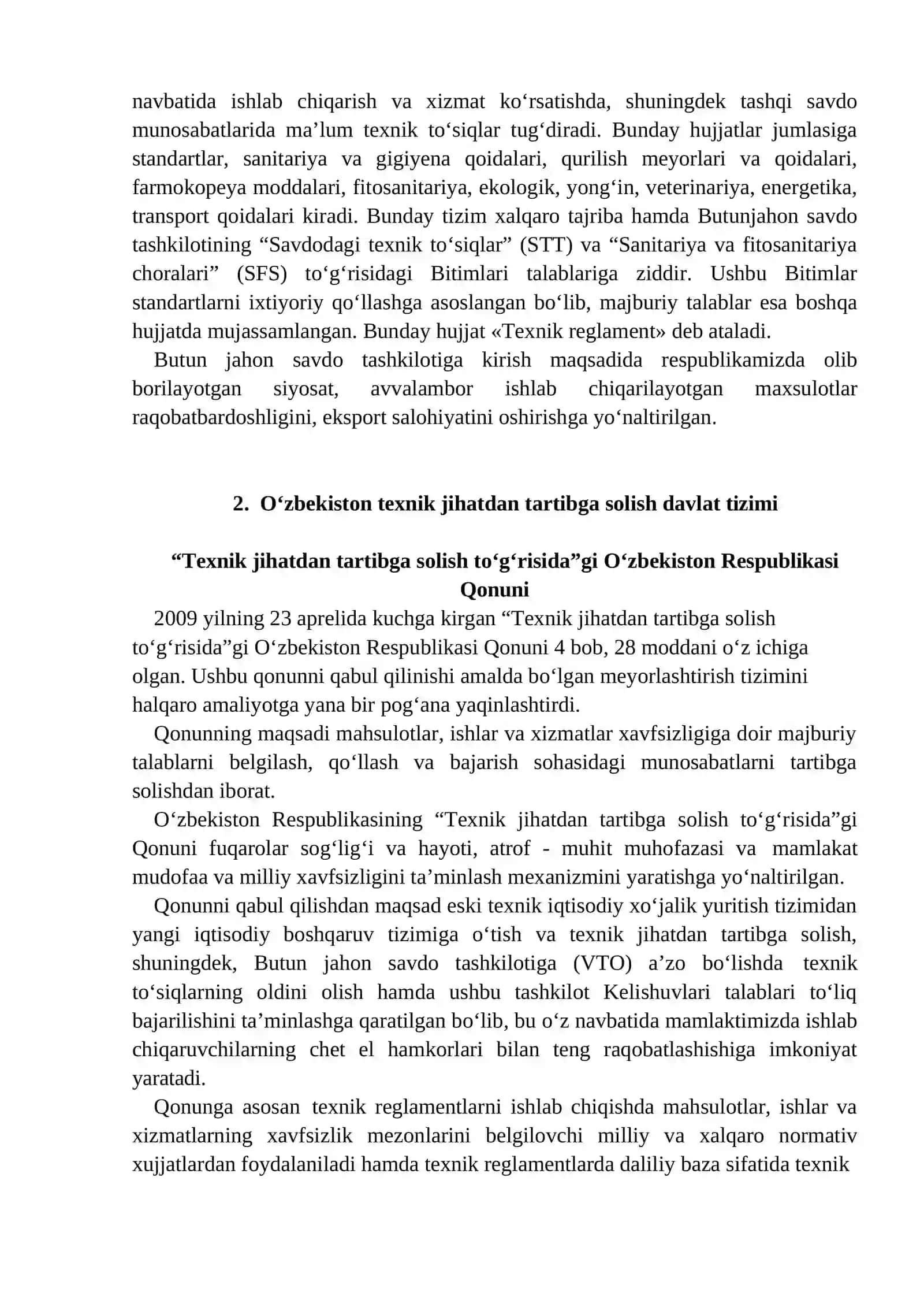 . TEXNIK JIXATDAN TARTIBGA SOLISH DAVLAT TIZIMI. 4