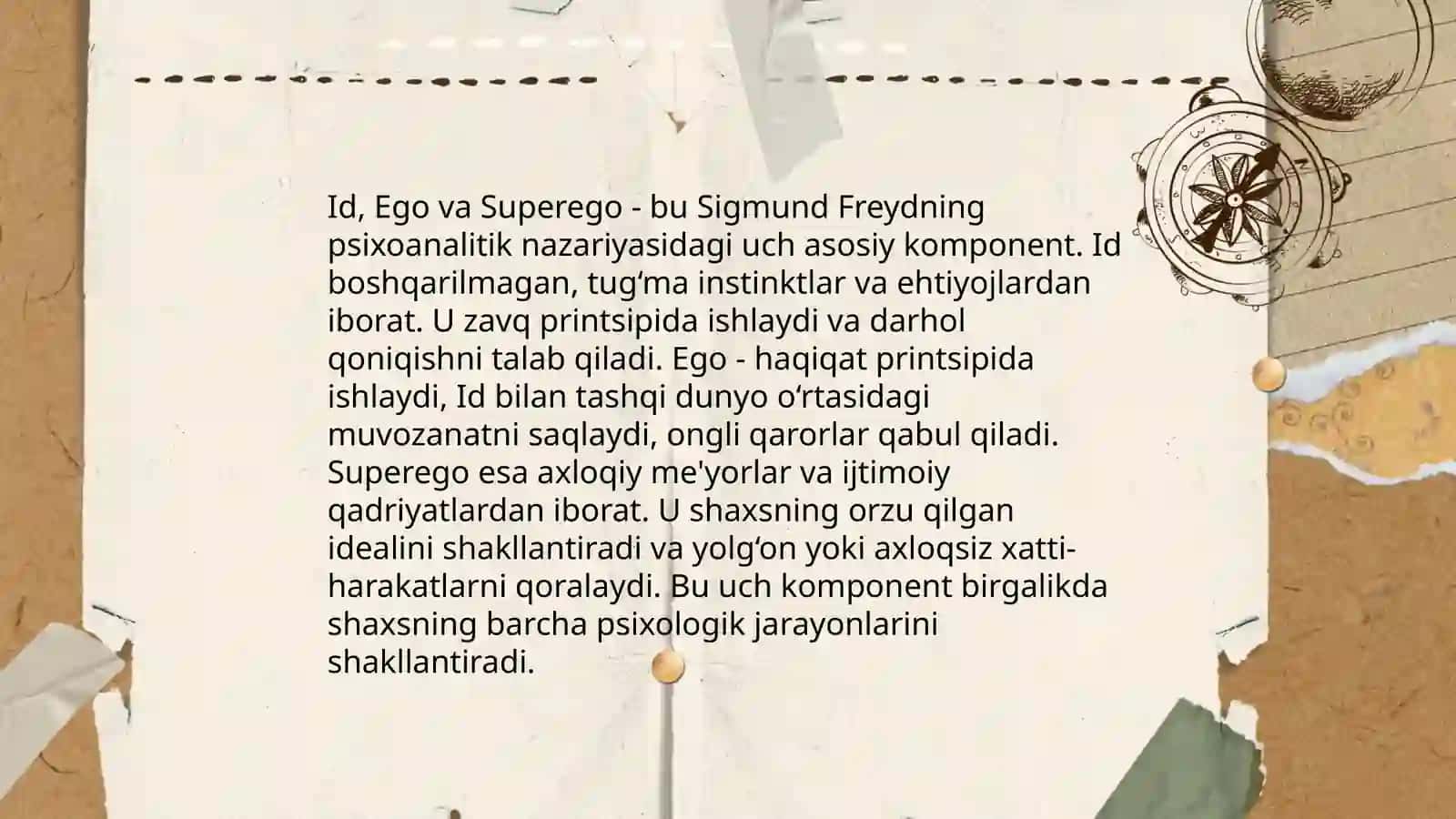 Freudning psixoanaliz nazariyasi 4