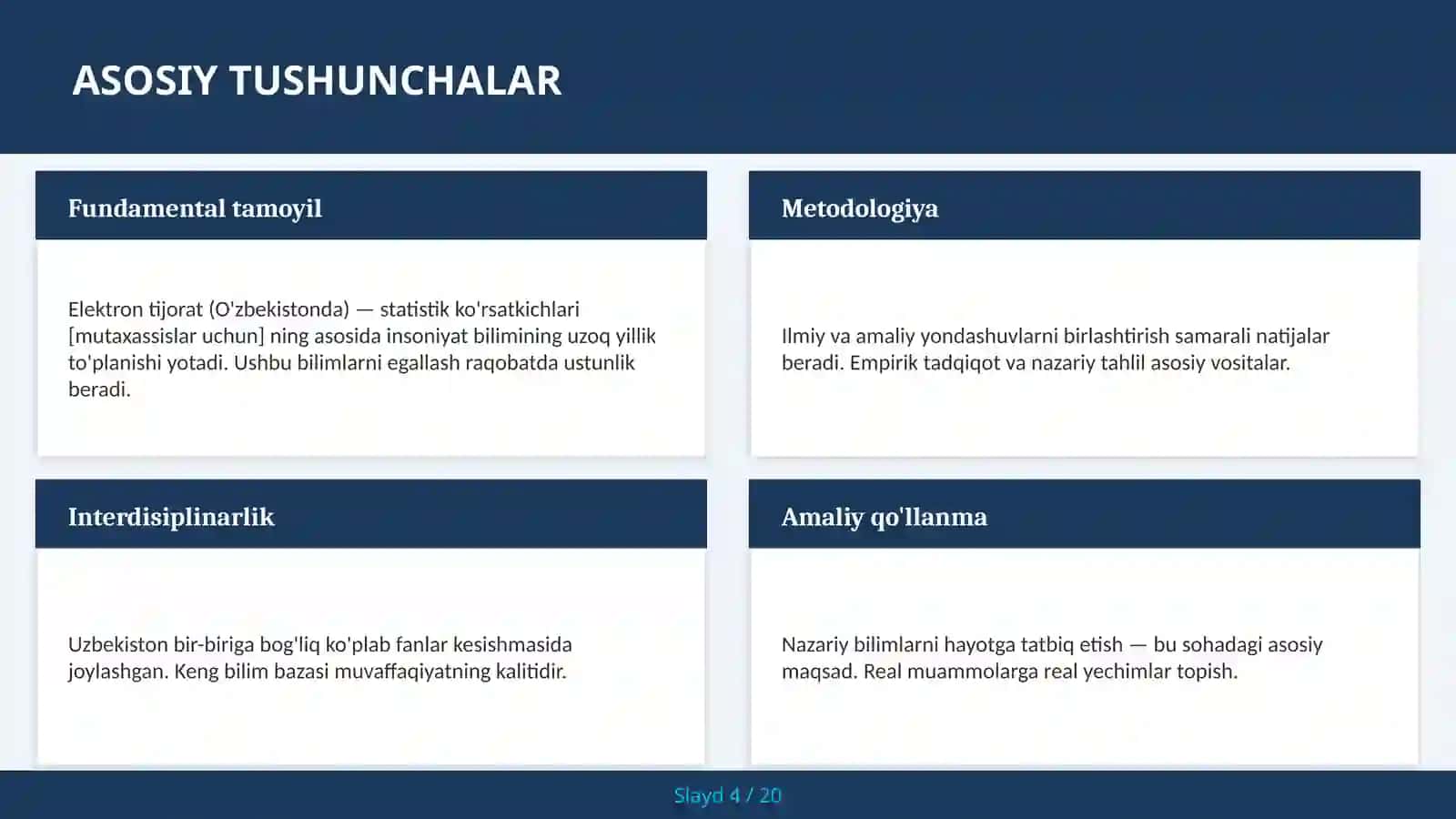 Elektron tijorat (O'zbekistonda) — statistik ko'rsatkichlari [mutaxassislar uchun] 4