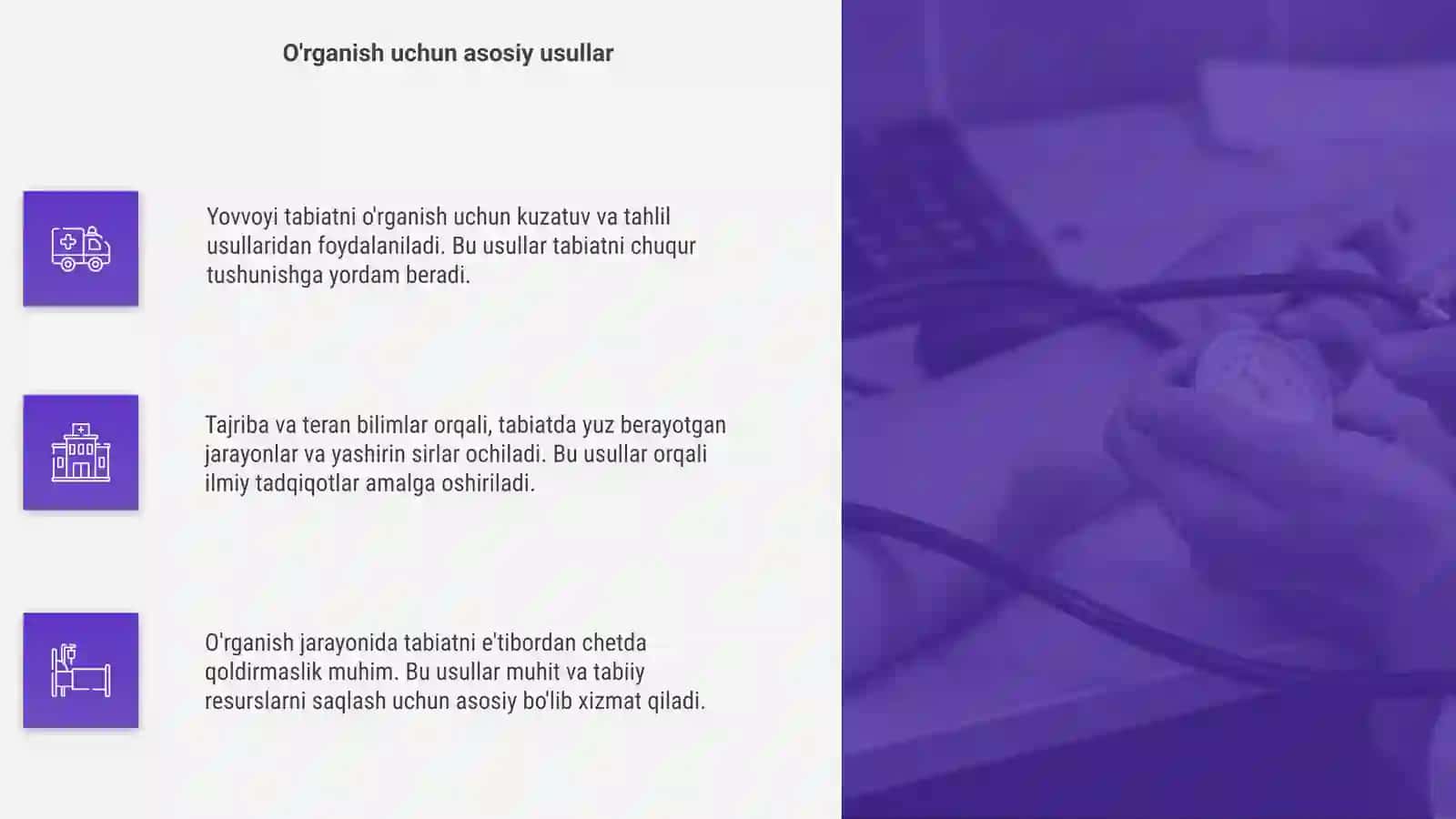 Yovvoyi tabiatni o'rganish 4