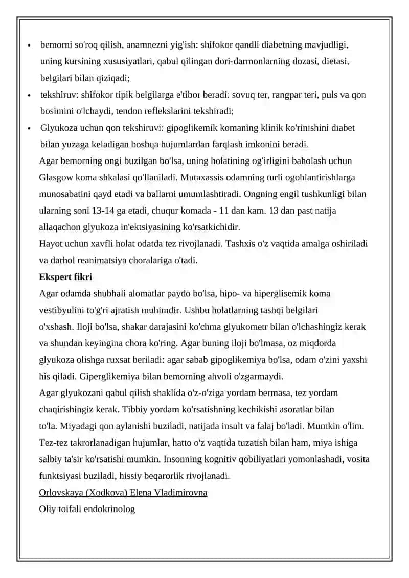 GIPERGLIKIMIK KOMA 4