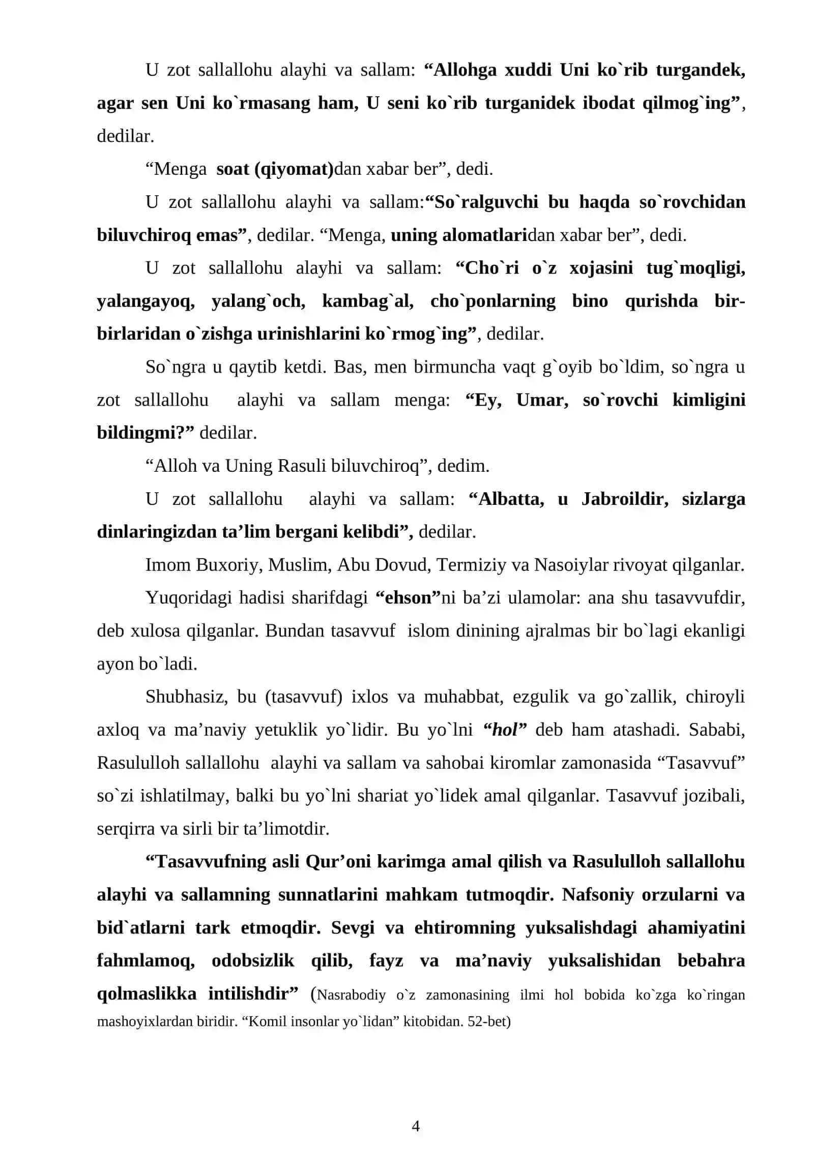 TASAVVUF VA ISLOM 4