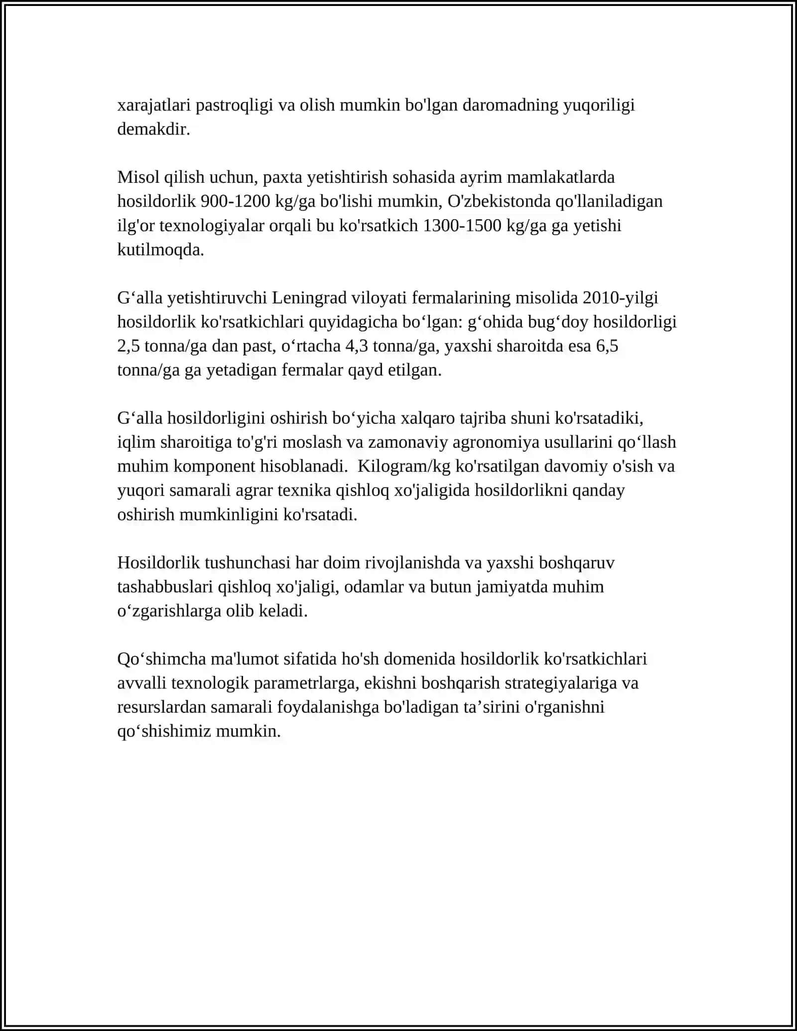 HOSILA HAQIDA TUSHUNCHA VA MISOLLAR 4