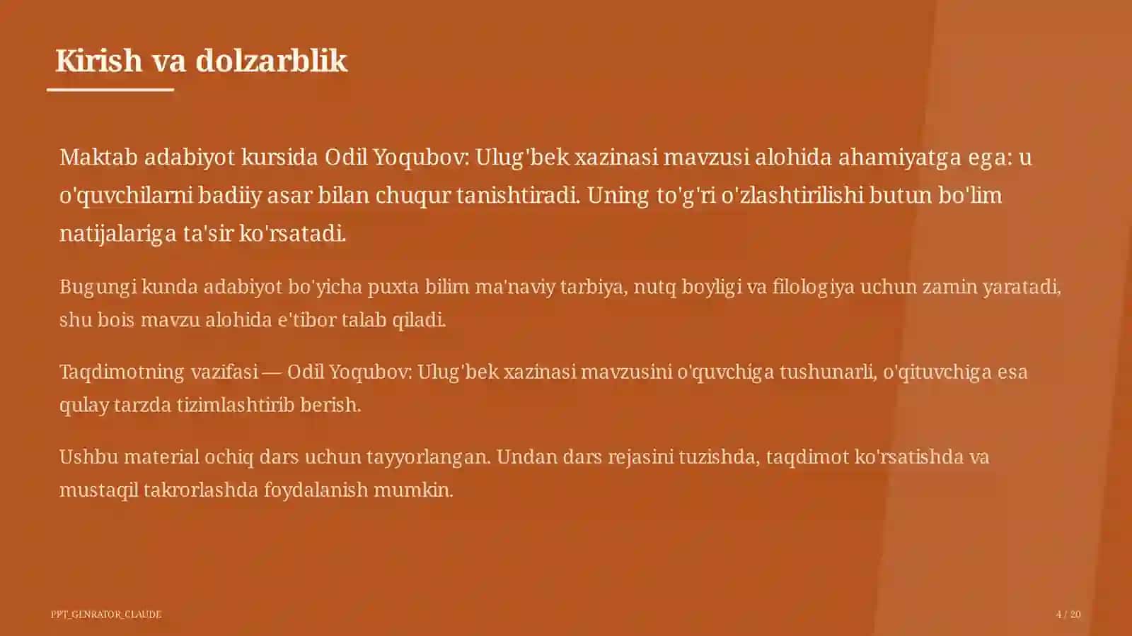 Ulug'bek xazinasi (8-sinf) 4