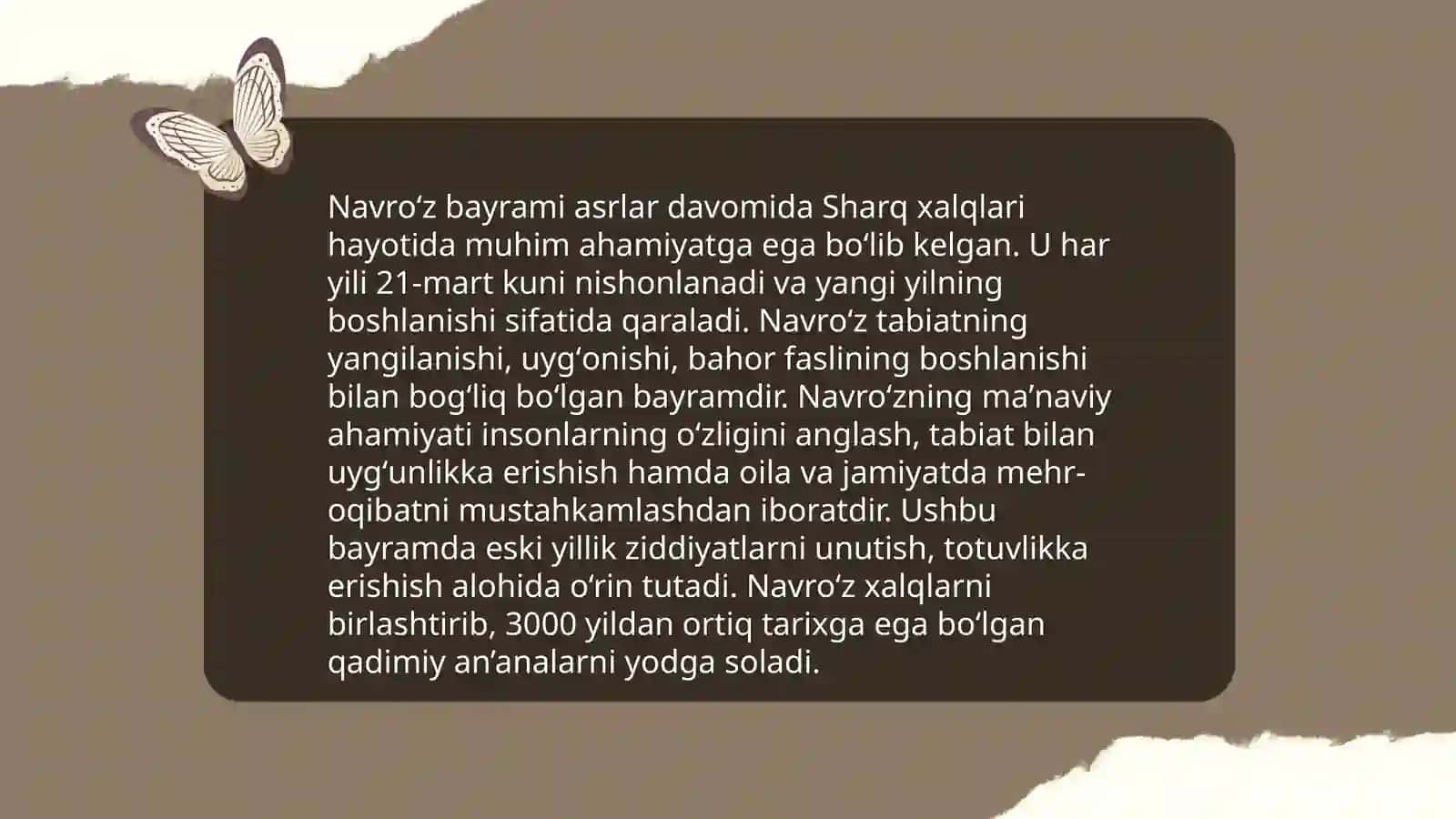 Navroʻz Bayrami Haqida 4