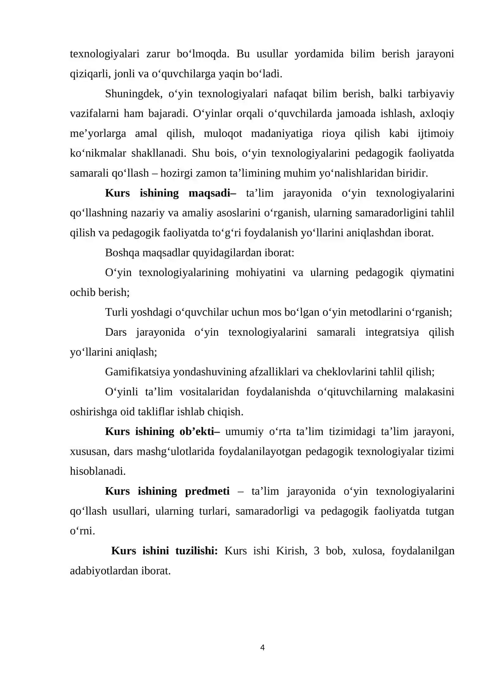 Ta’lim jarayonida o’yin texnologiyalarini qo’llash 4