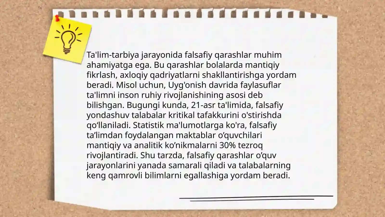 Sharq va Gʻarb mutafakkirlarining farzand tarbiyasi haqidagi taʼlim 4