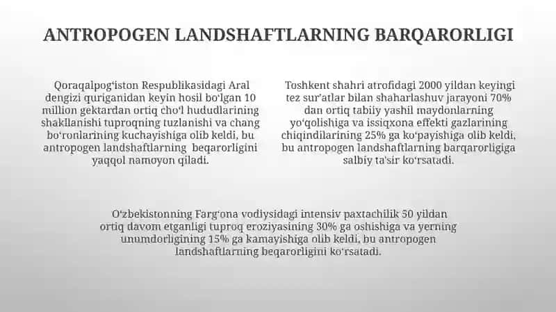 Antropogen landshaftlarning strukturasi va barkarorligi 4