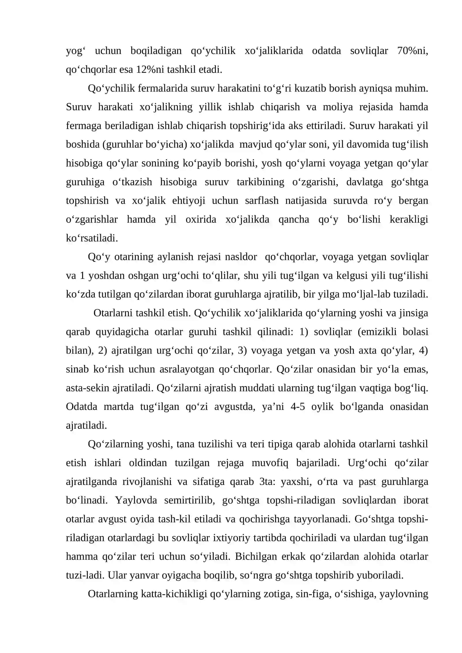 Qishloq xо‘jaligida qо‘ychilik mahsulotlarini kо‘paytirish yо‘llari 4