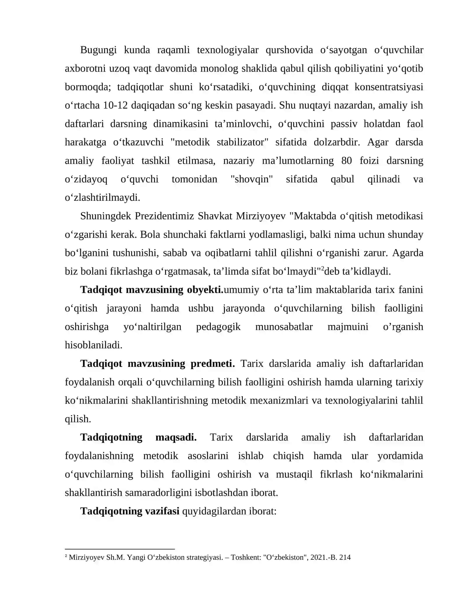 O’quvchilarni tarixiy bilimlarini shakllantirishda amaliy ish daftarlari-talim samaradorligini oshirish vositasi sifatida 4