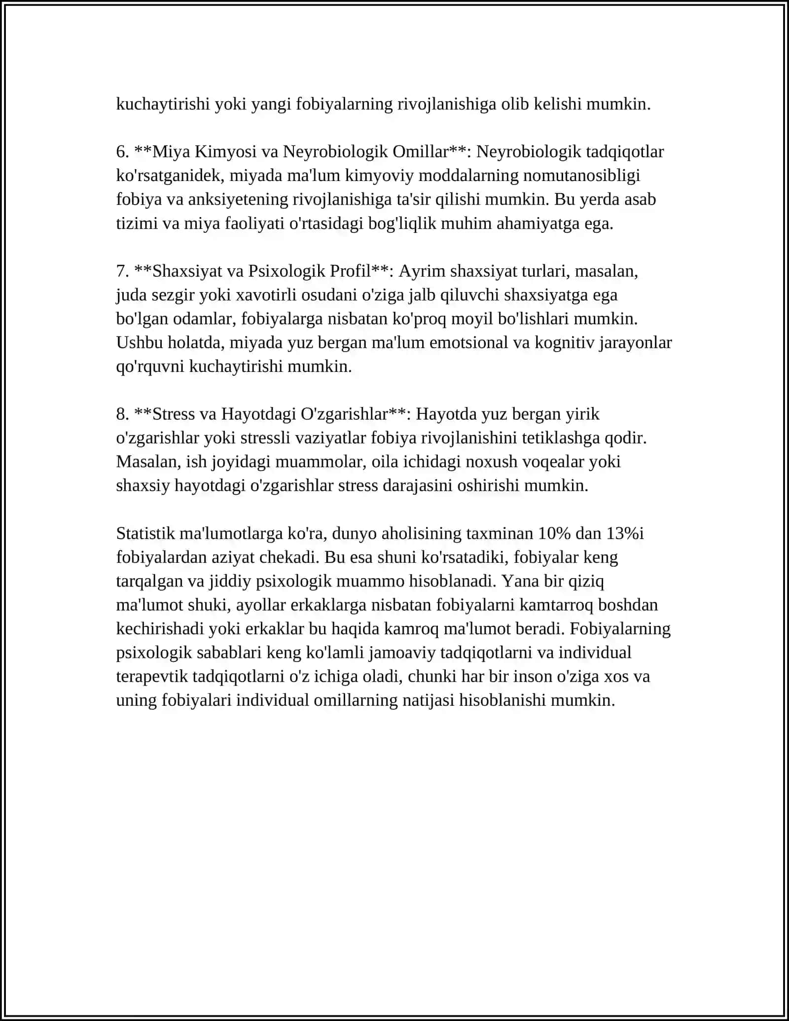 FOBIYA VA QO'RQUV HOLATI KONSULTATSIYASI 4