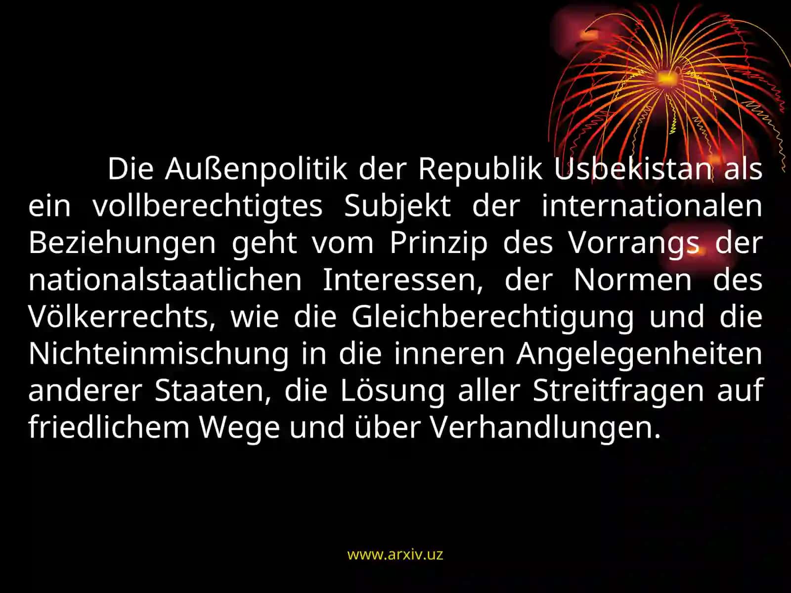 Außenpolitik der Republik Usbekistan 4