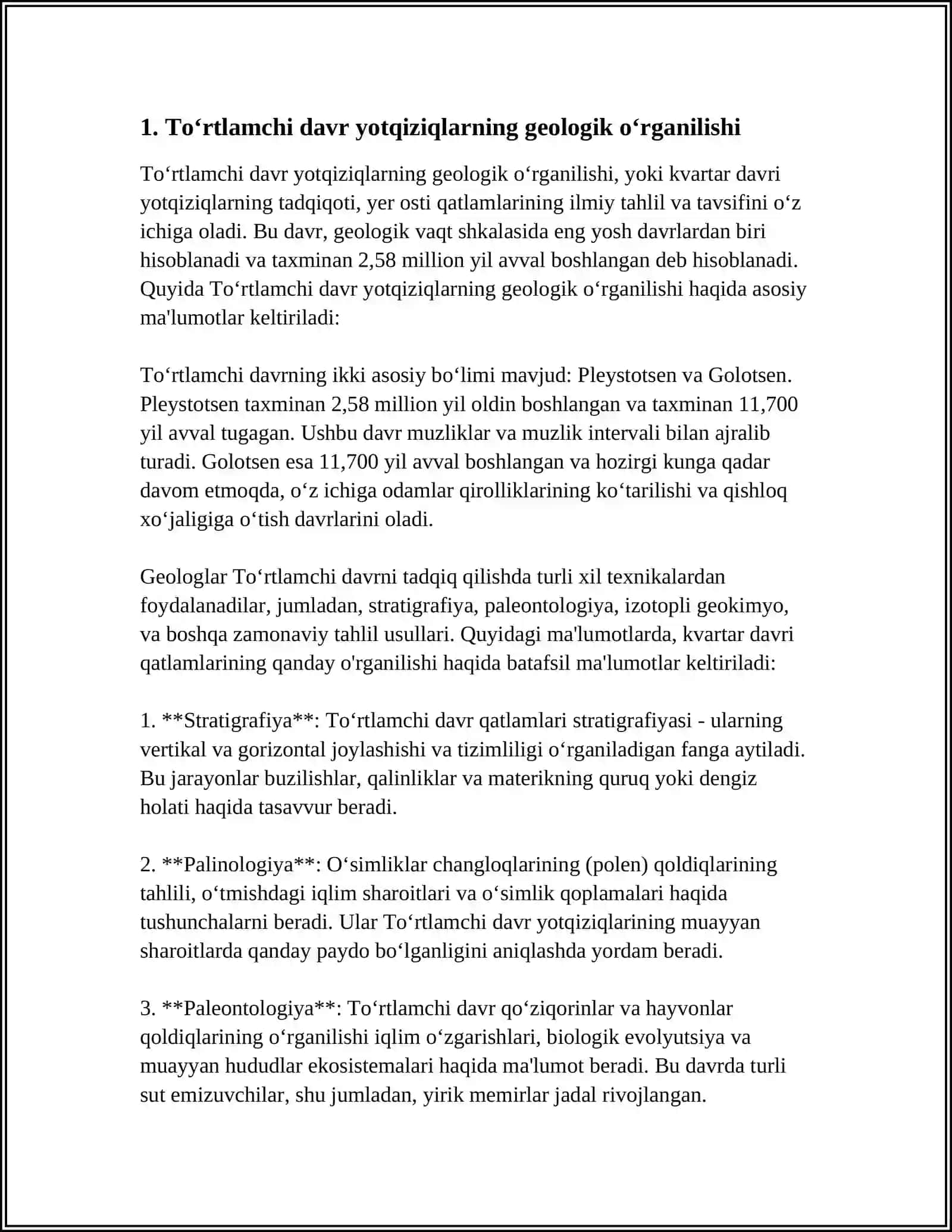 TABIATDA TOʻRTLAMCHI DAVR YOTQIZIQLARNING TARQALISHI 4