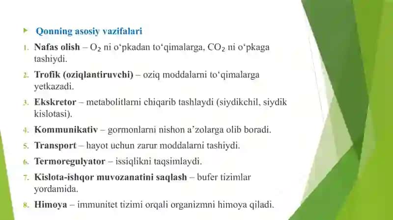 Qon biokimyosi 4