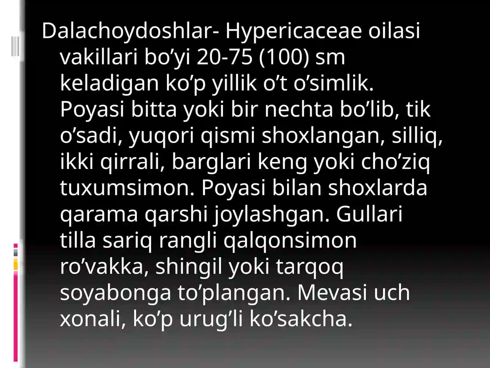 Dalachoydoshlar oilasi 4