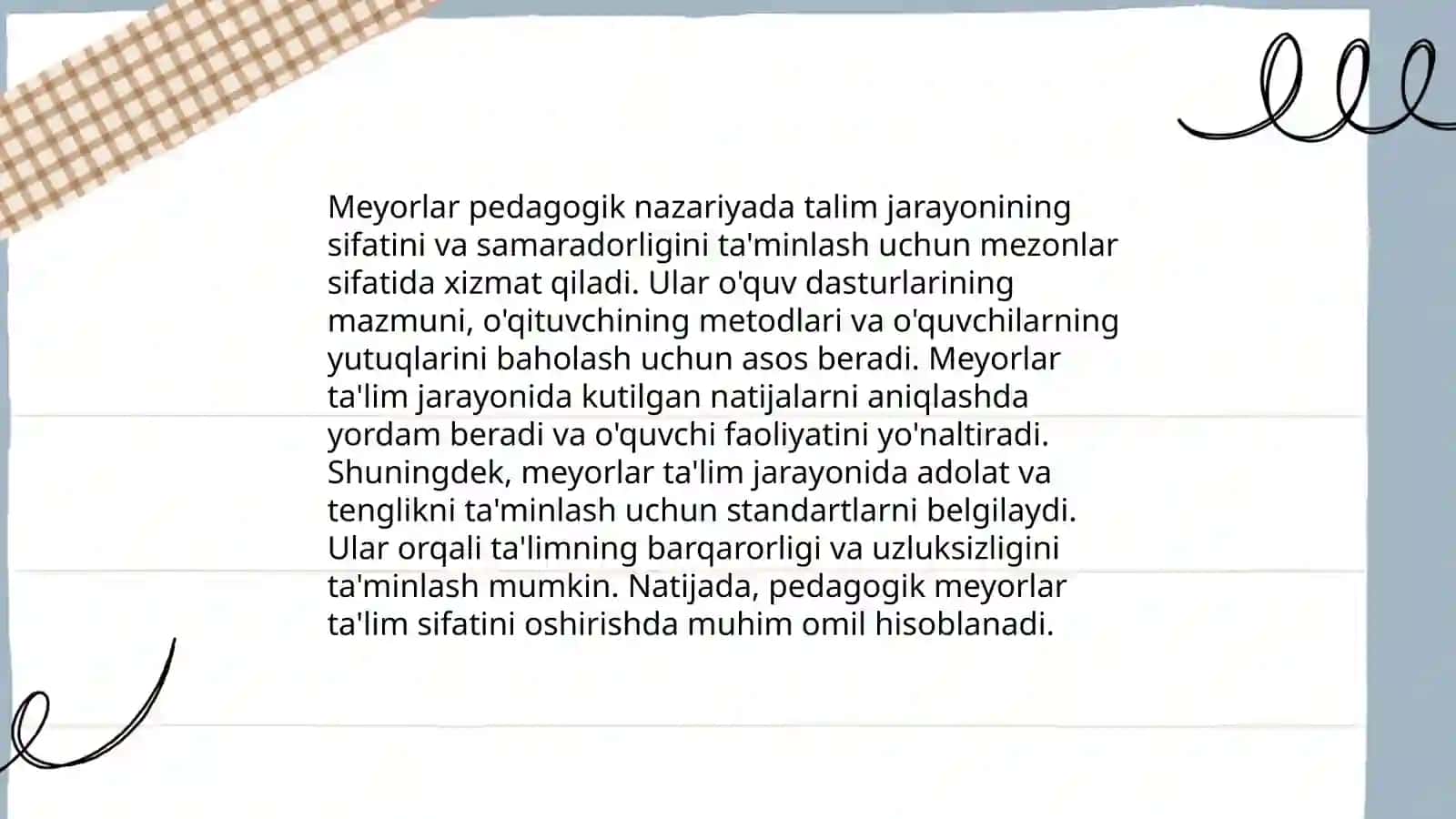 Ijtimoiy pedagogikada "me'yor" tushunchasi 4