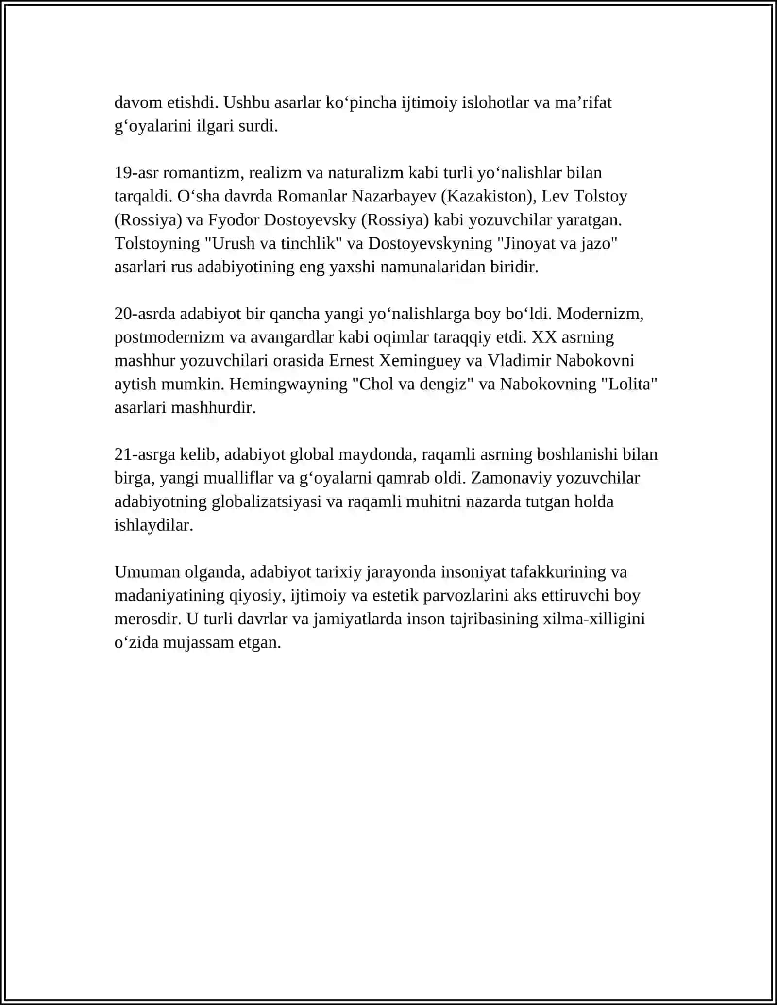 KASBGA OID ADABIYOTLAR ANNOTATSIYASI 4
