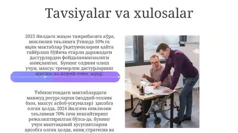 Maxsus ehtiyojli bolalar uchun qo'llab-quvvatlash xizmatlari 4