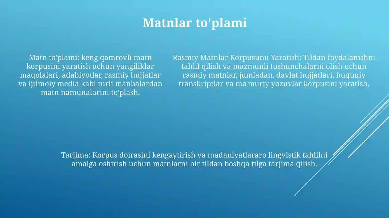 Rasmiy Matnlar Korpusini Yaratish 4
