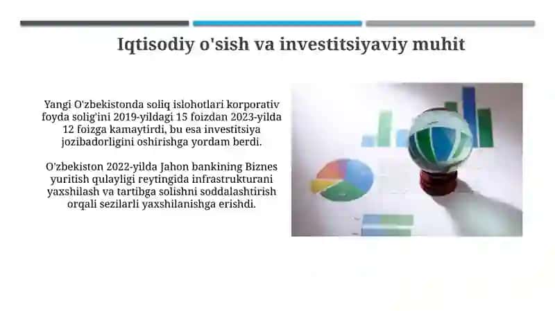 Yangi Òzbekistinda amalga oshirilgan yangi islohatlar samarasi 4