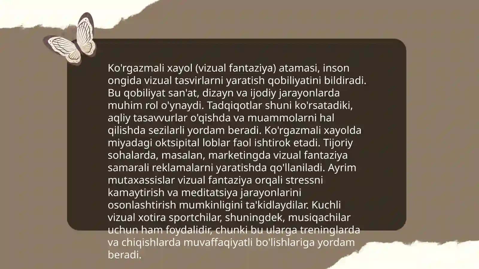 Xayol jarayonlari va xayol turlari 4